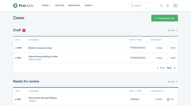 First Aml Api Partners | First AML